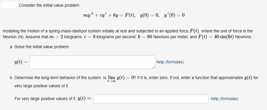 Answered Consider The Initial Value Problem My Bartleby