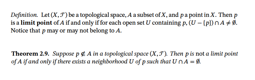 Answered Theorem 2 9 Suppose P A In A Bartleby