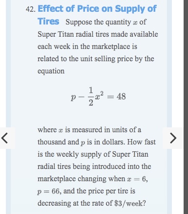 Answered 42 Effect Of Price On Supply Of Tires Bartleby