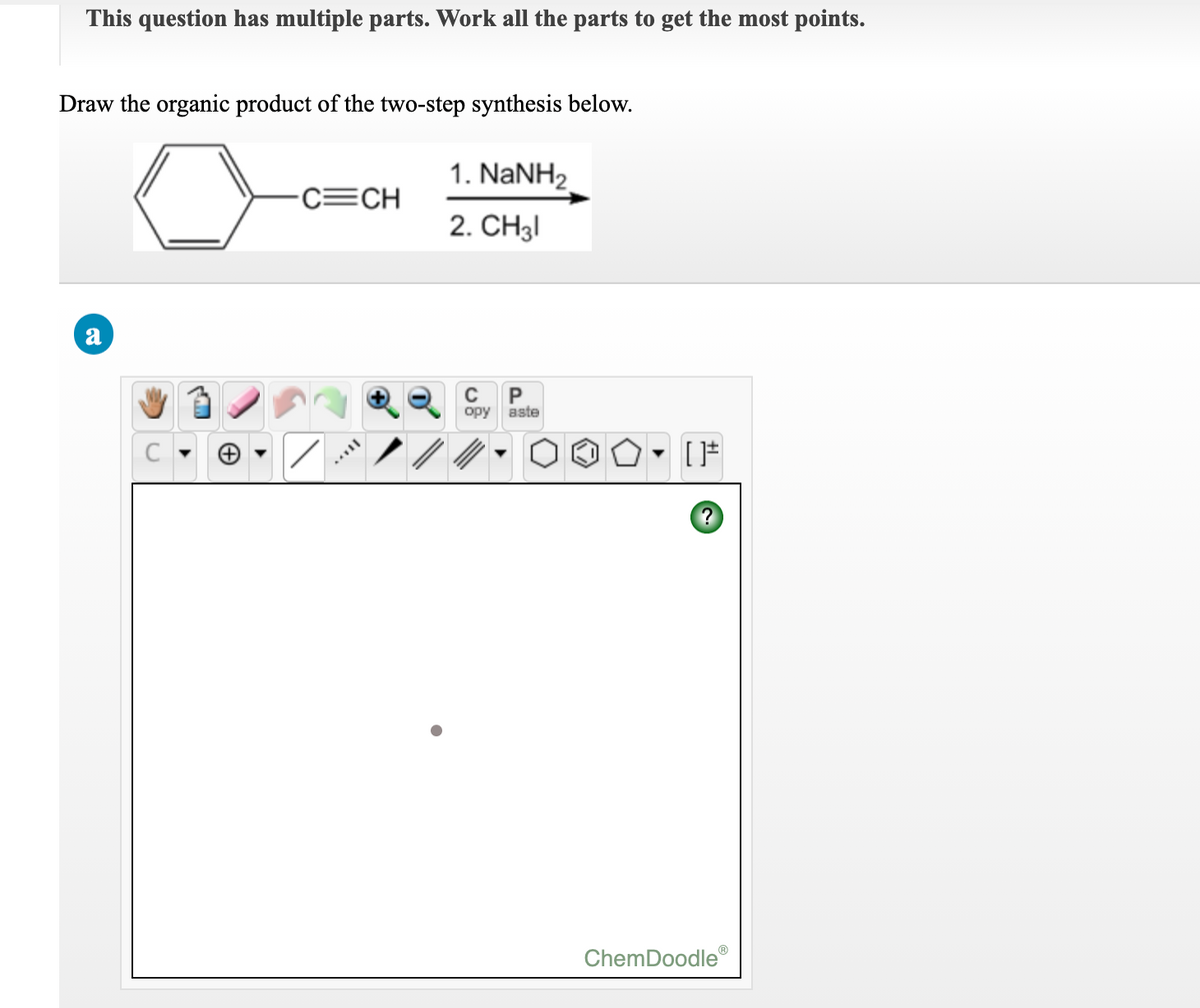 Answered Draw the organic product of the… bartleby