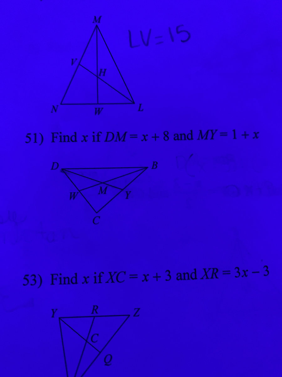 Answered 51 Find X If Dm X 8 And My 1 X D Bartleby