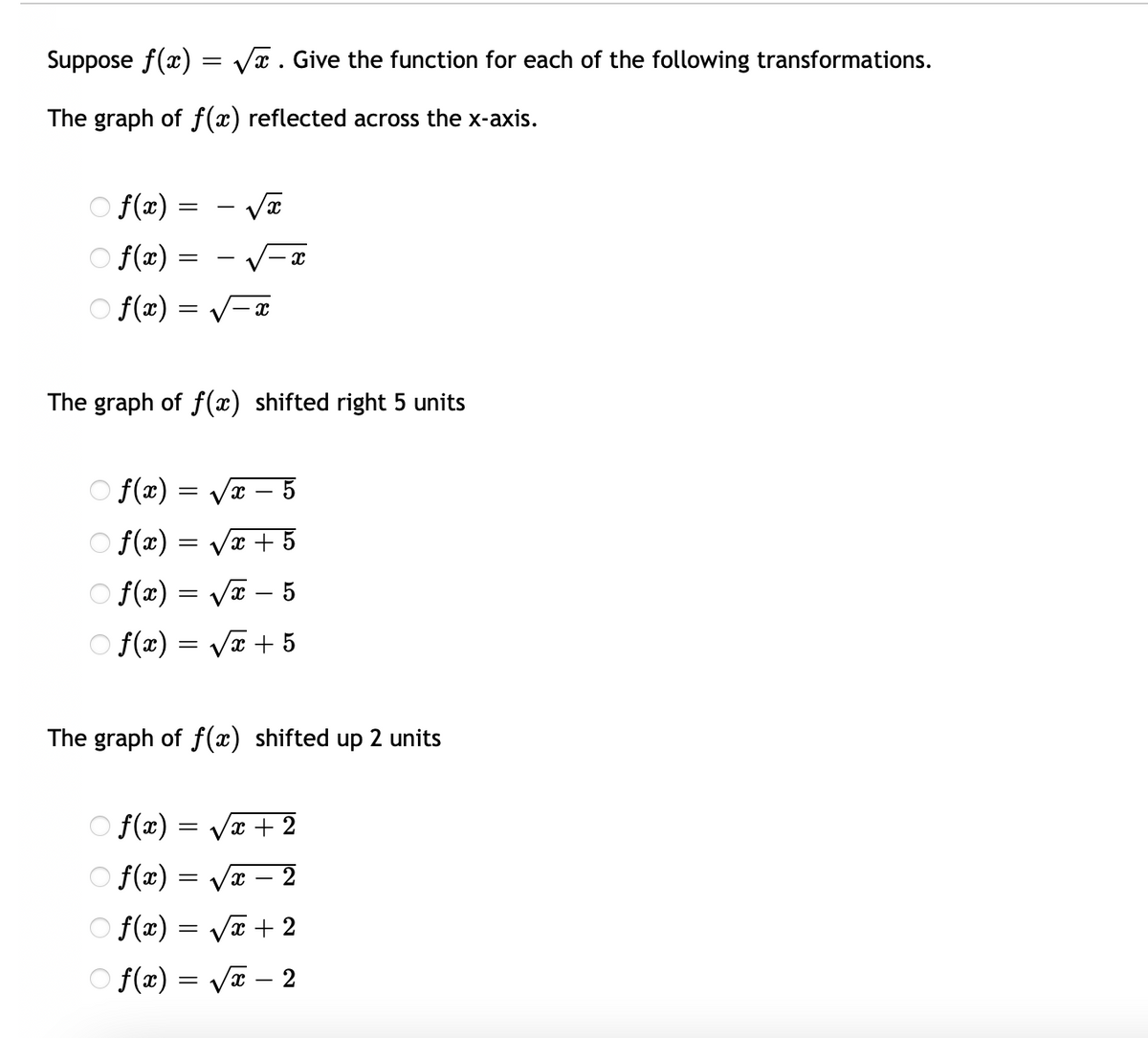 Answered Suppose F X Vx Give The Function Bartleby