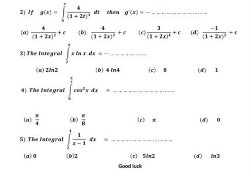 Answered 2 If G X Dt Then G X 1 2t 3 Bartleby