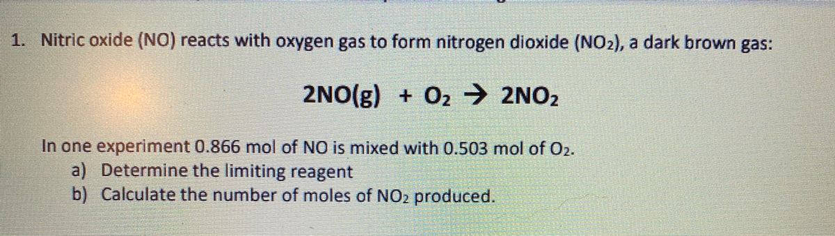 answered-1-nitric-oxide-no-reacts-with-oxygen-bartleby