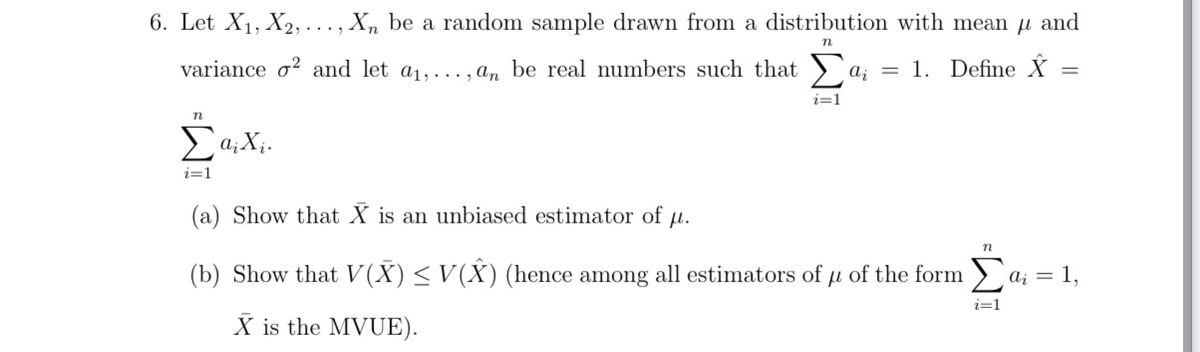 Answered Let X1 X2 X Be A Random Sample Bartleby