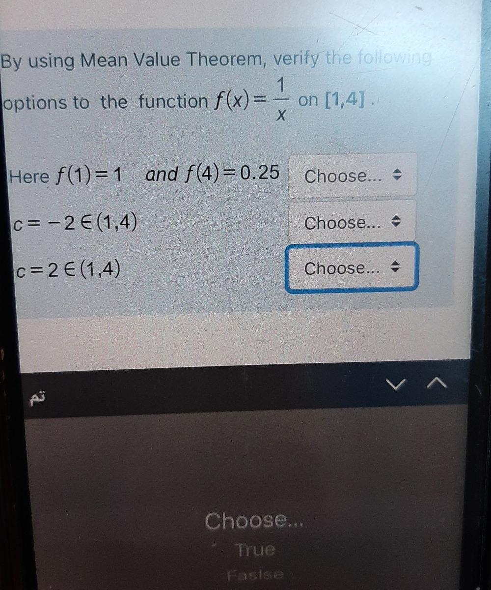 Answered By Using Mean Value Theorem Verify The Bartleby