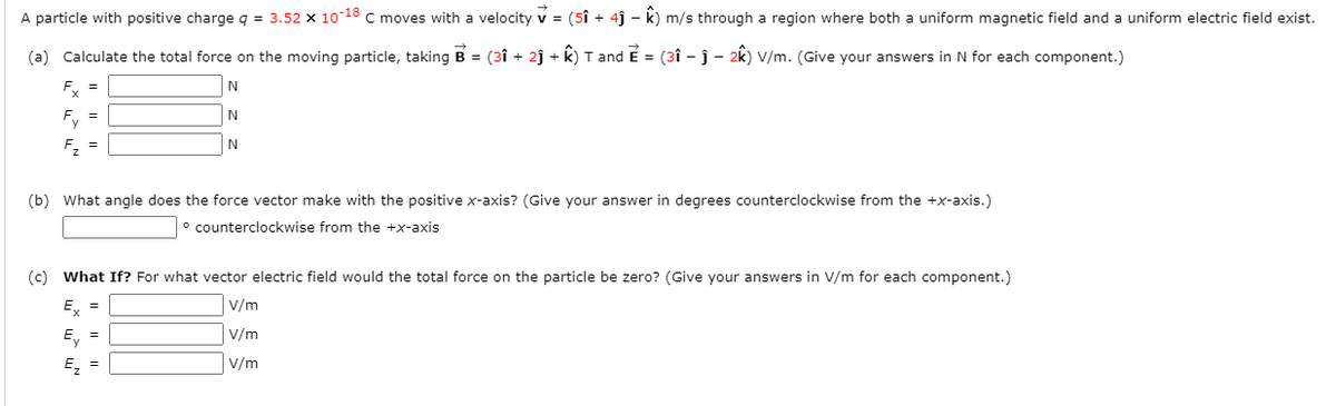 Answered A Particle With Positive Charge G Bartleby