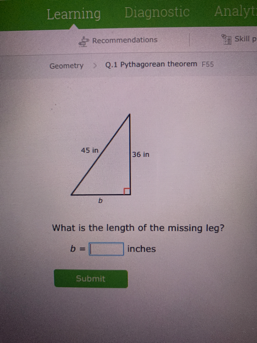 Answered: 45 In 36 In What Is The Length Of The… | Bartleby