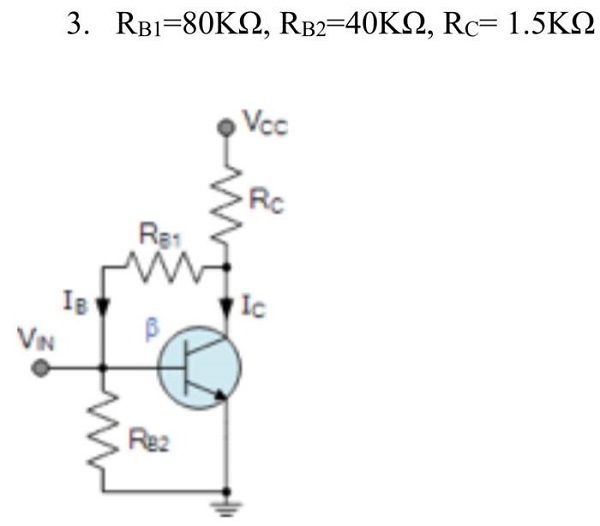 Answered: RB1=80KS2, RB: Vcc Rc | bartleby