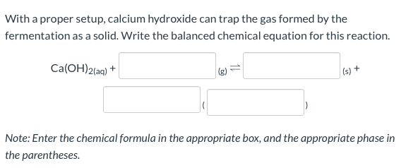 Calcium hydroxide formula