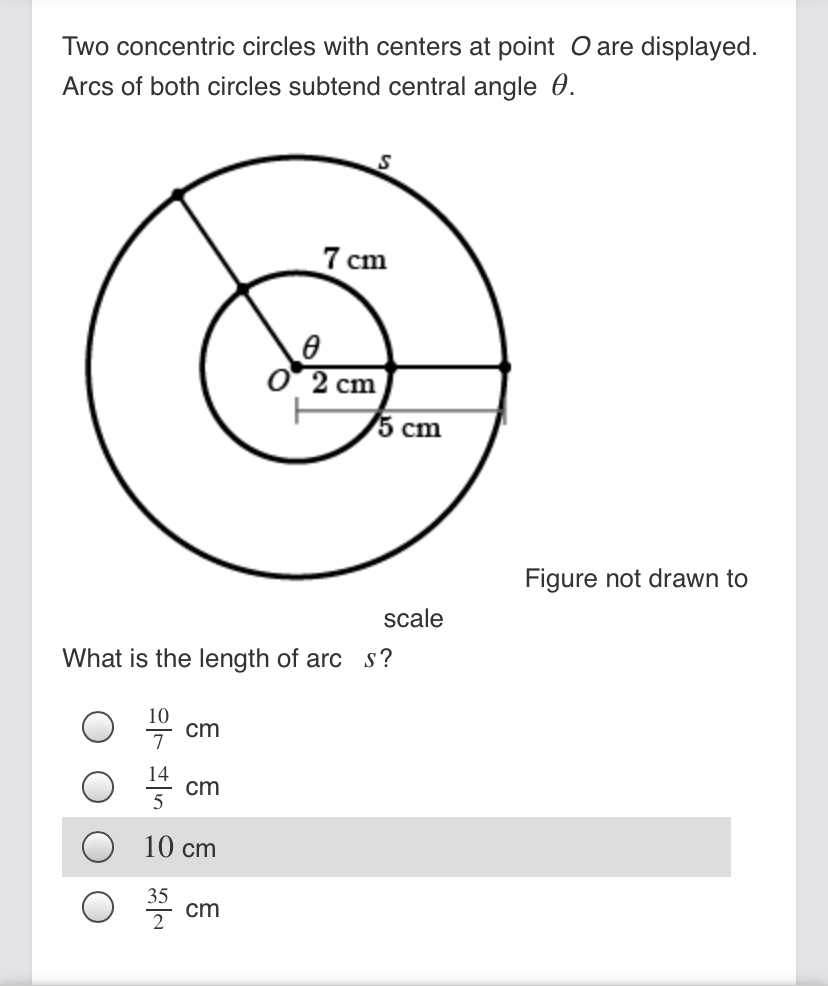 Answered: Two concentric circles with centers at… | bartleby