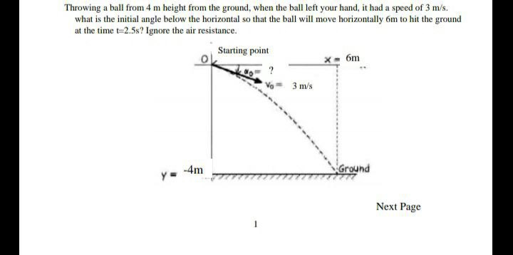 Answered: Throwing a ball from 4 m height from… | bartleby