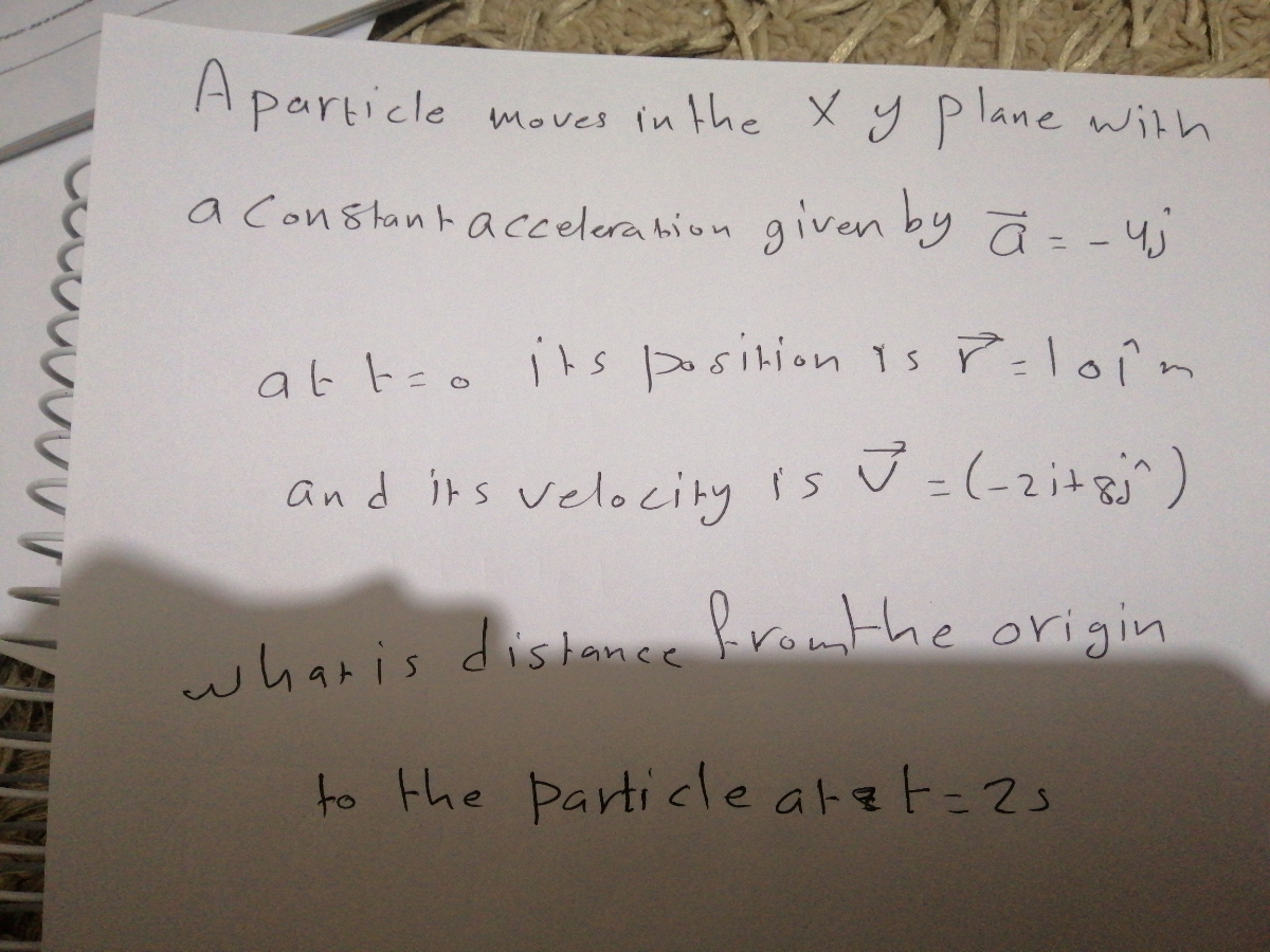 Answered Aparticle Moves In The Xyplane With A Bartleby