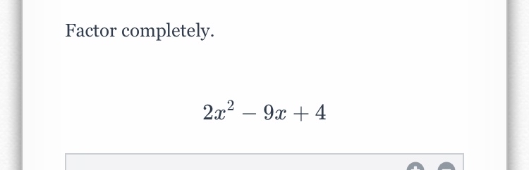 answered-factor-completely-2x-9x-4-bartleby