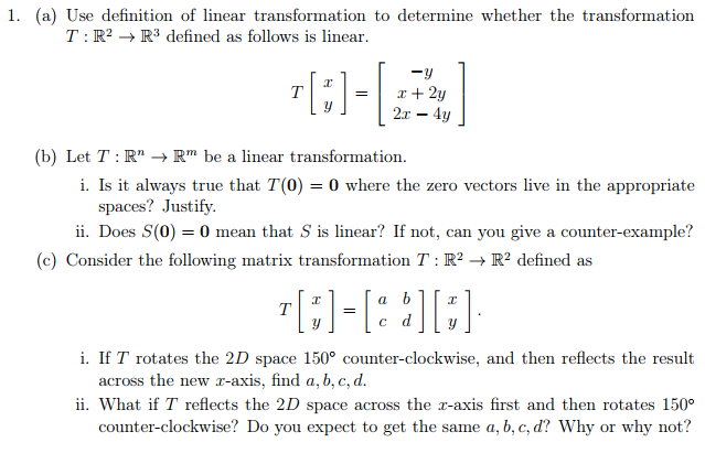 Answered A Use Definition Of Linear Bartleby