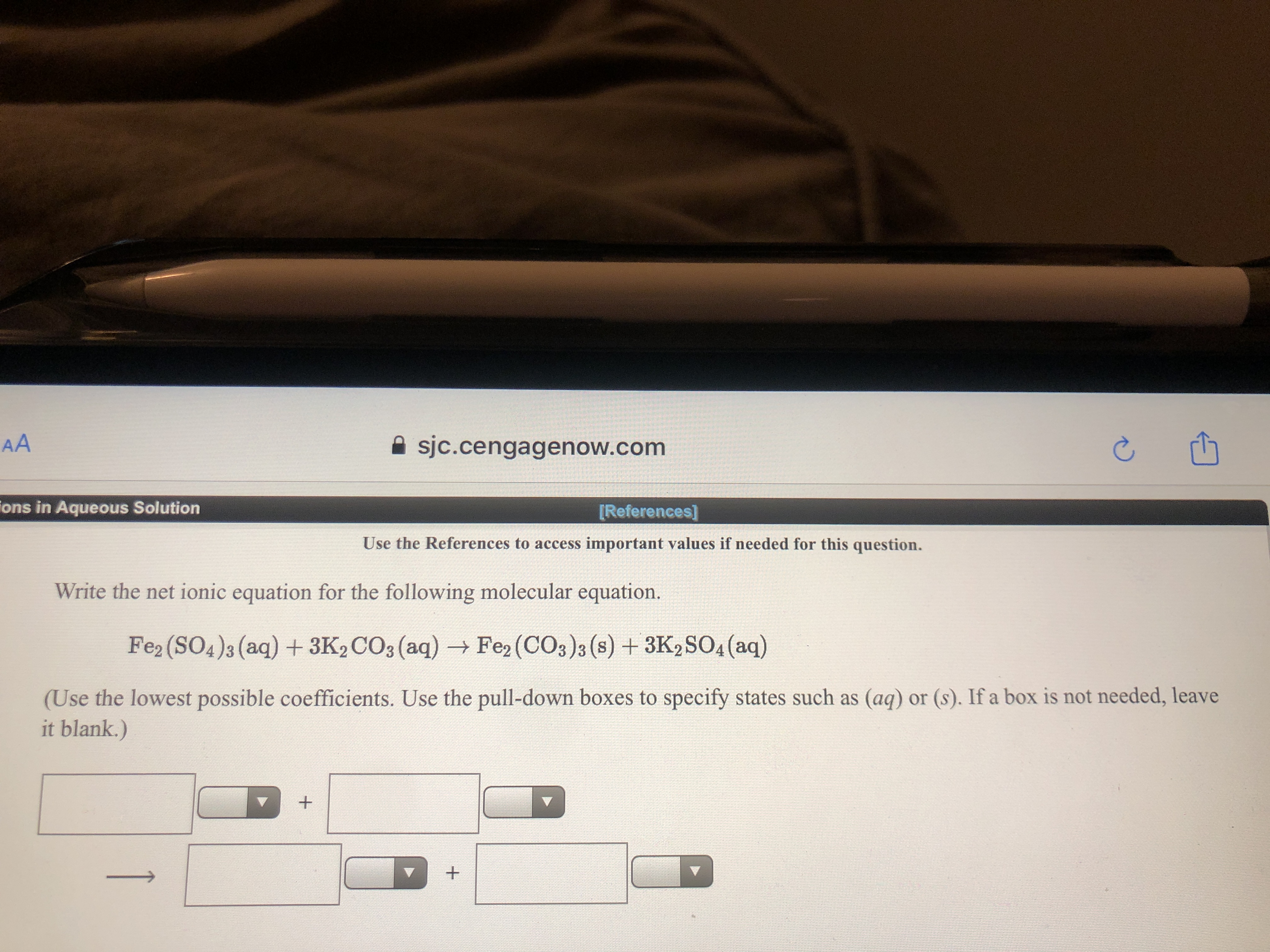 answered-write-the-net-ionic-equation-for-the-bartleby