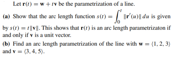 Answered Let R T W Tv Be The Parametrization Bartleby