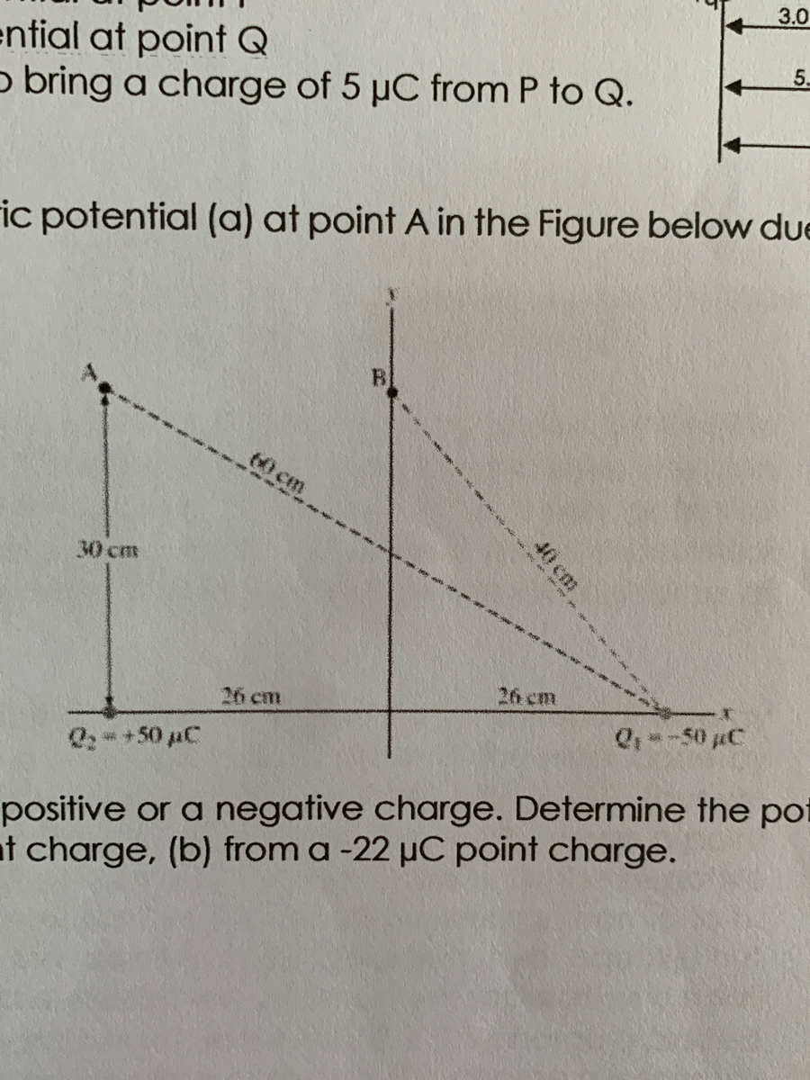 Answered: Calculate The Electric Potential (a) At… | Bartleby