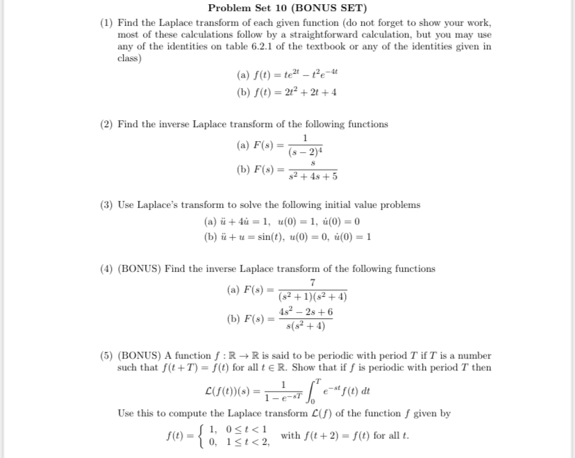 Answered Problem Set 10 Bonus Set 1 Find The Bartleby