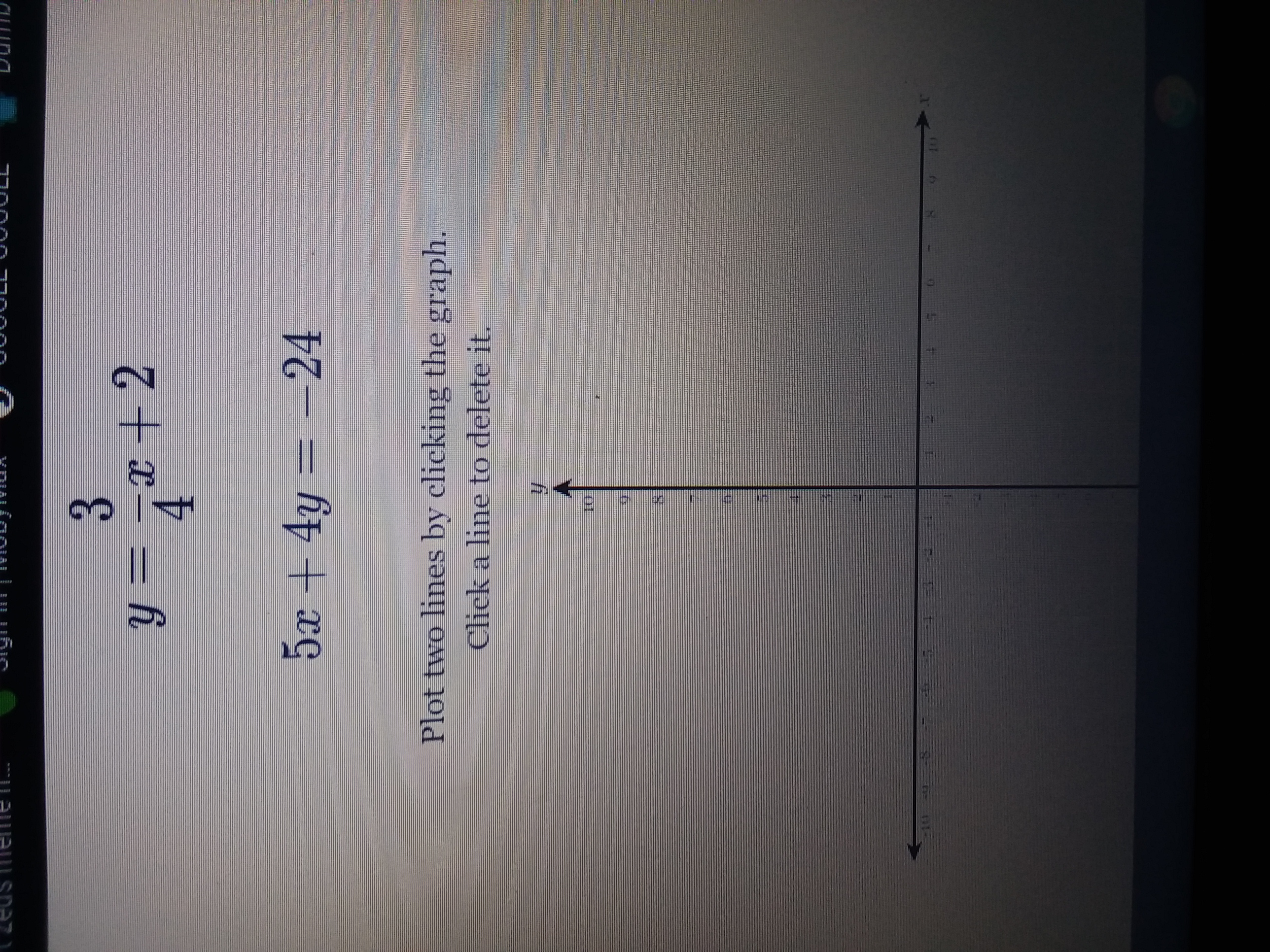 What Is The Solution Set Of The Following System Of Equations Y 3x 6