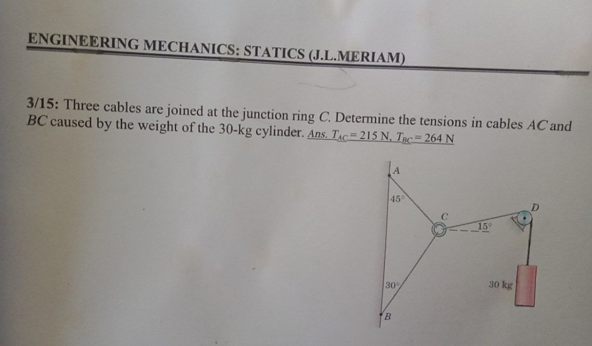 Answered Engineering Mechanics Statics Bartleby