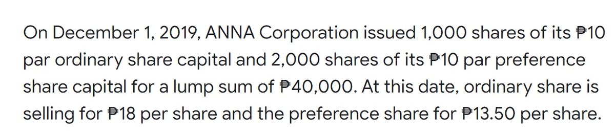 Answered On December 1 19 Anna Corporation Bartleby