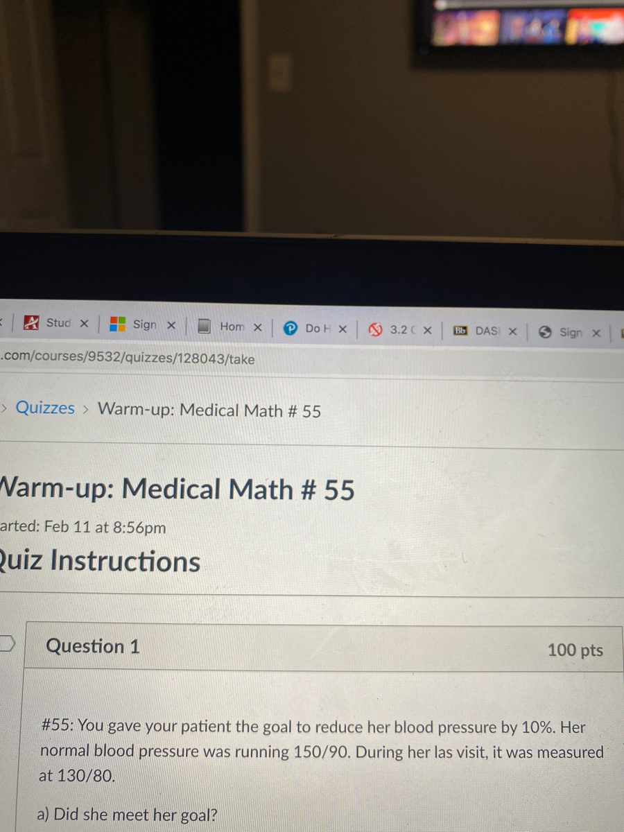 Answered 55 You Gave Your Patient The Goal To Bartleby