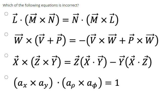 Answered Which Of The Following Equations Is Bartleby