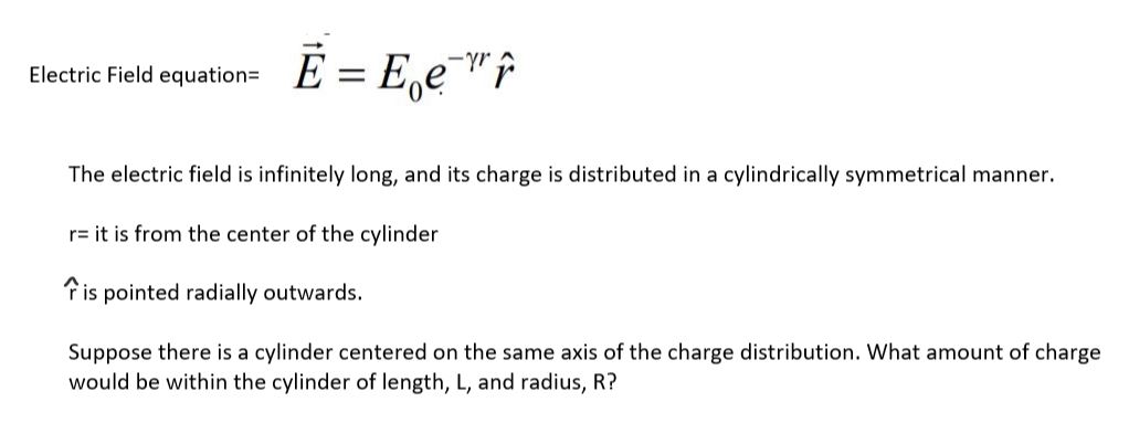 Answered E Yr Electric Field Equation E Bartleby