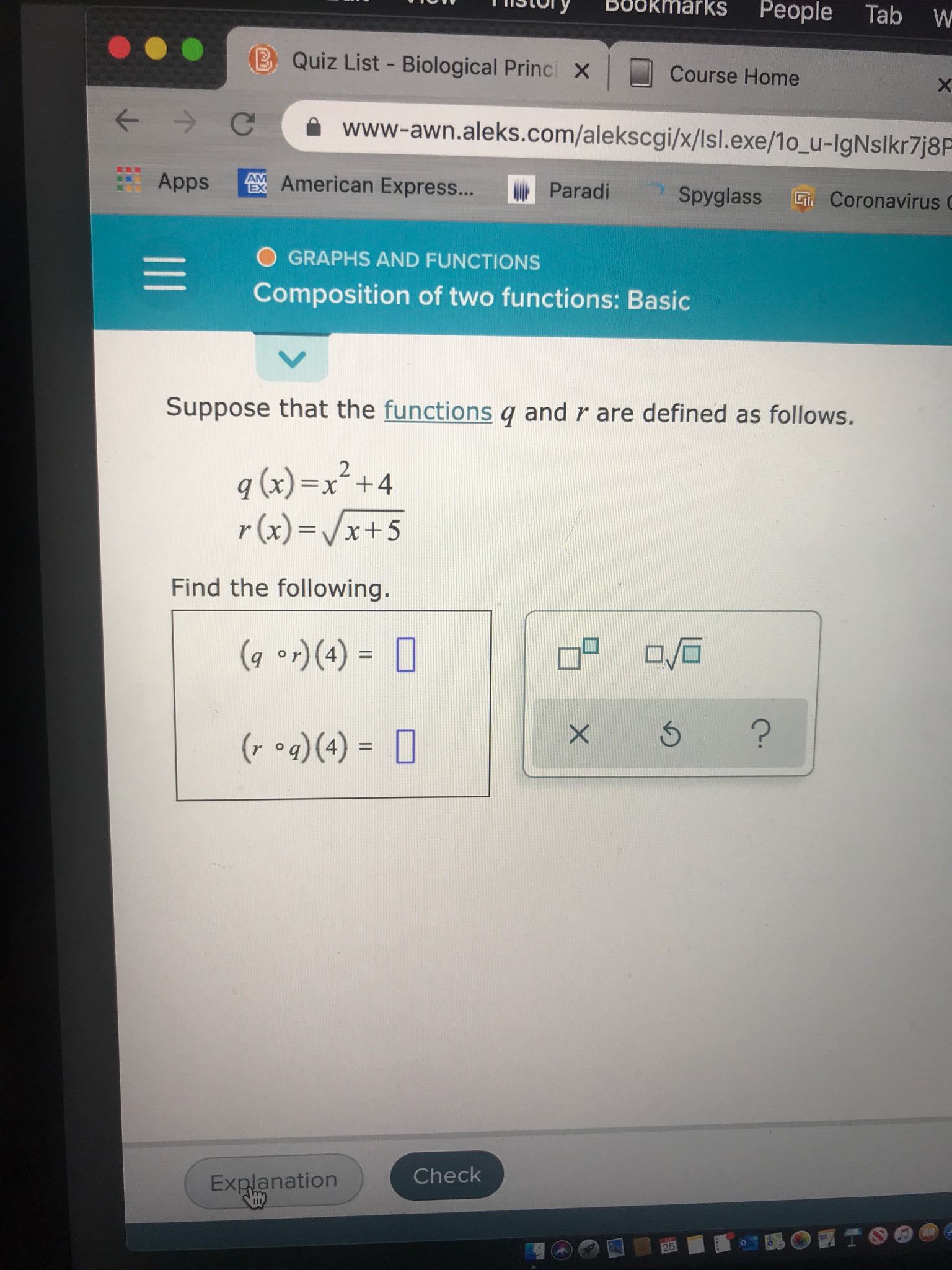 Answered Suppose That The Functions G And R Are Bartleby