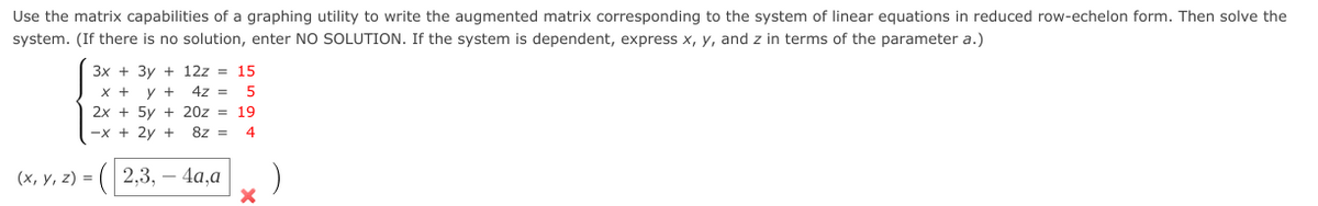 Answered Use The Matrix Capabilities Of A Bartleby