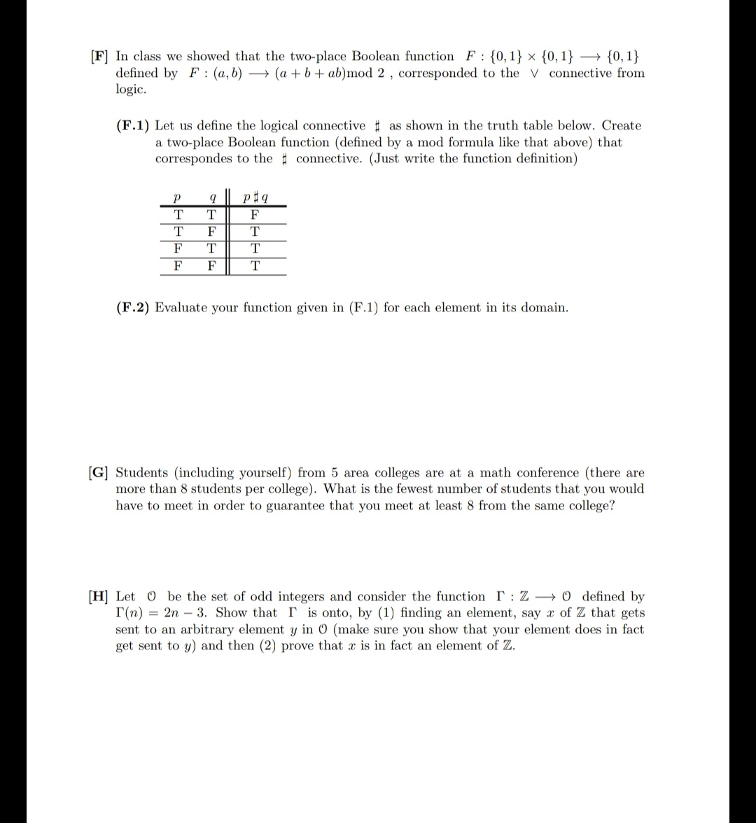 Answered F In Class We Showed That The Bartleby