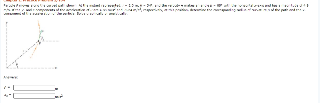 Answered Roblem 2 Particle P Moves Along The Bartleby