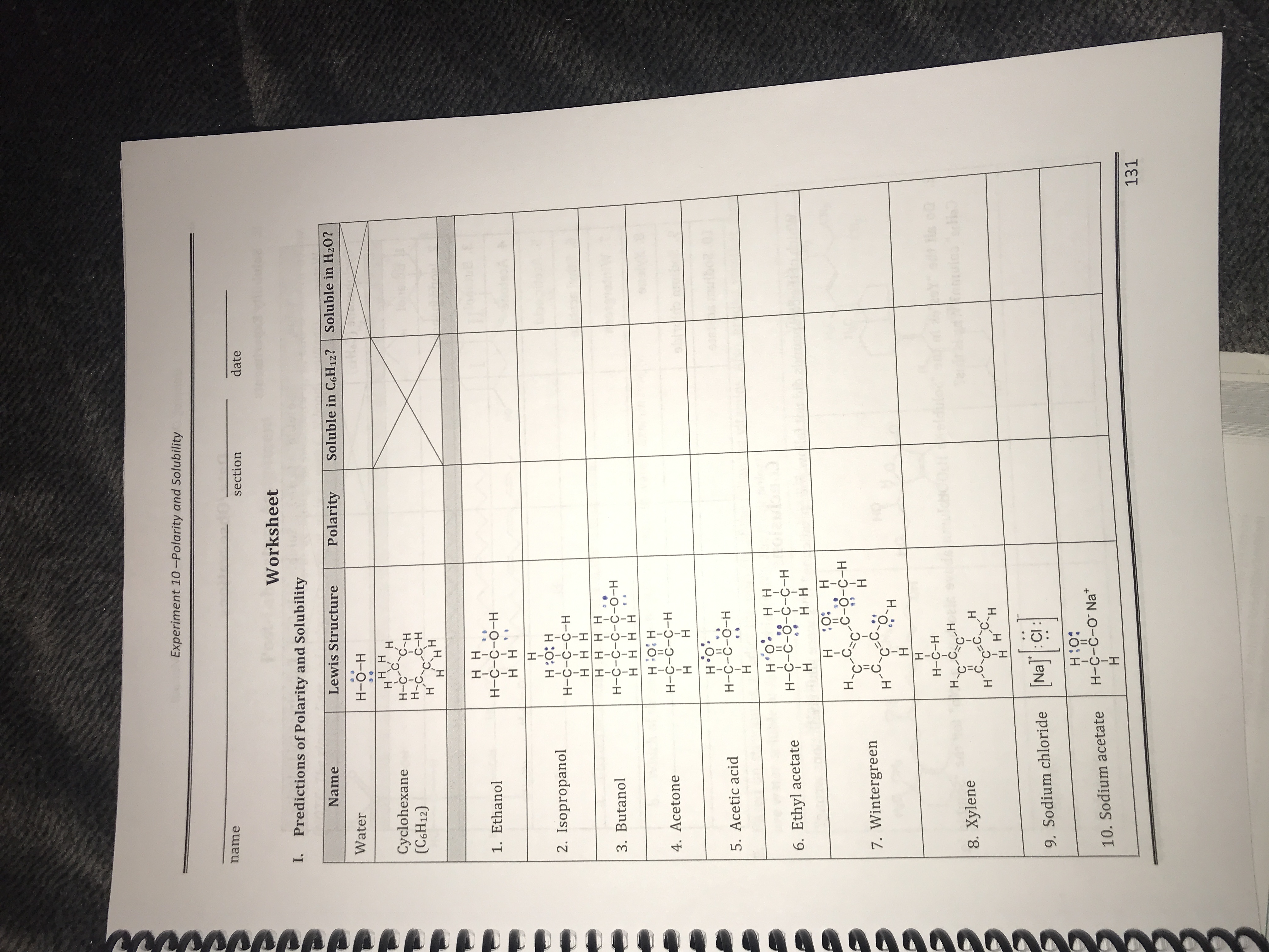 answered-experiment-10-polarity-and-solubility-bartleby