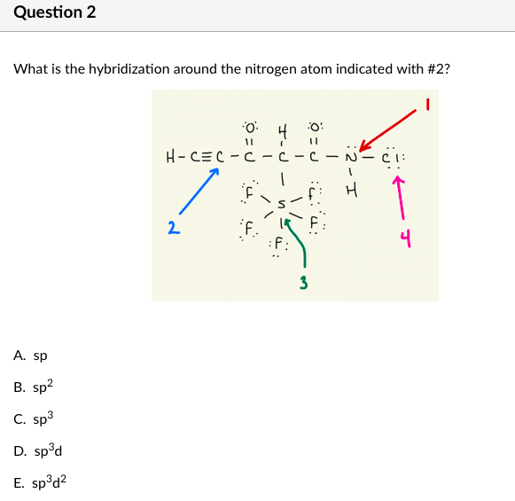 Answered What Is The Hybridization Around The Bartleby 