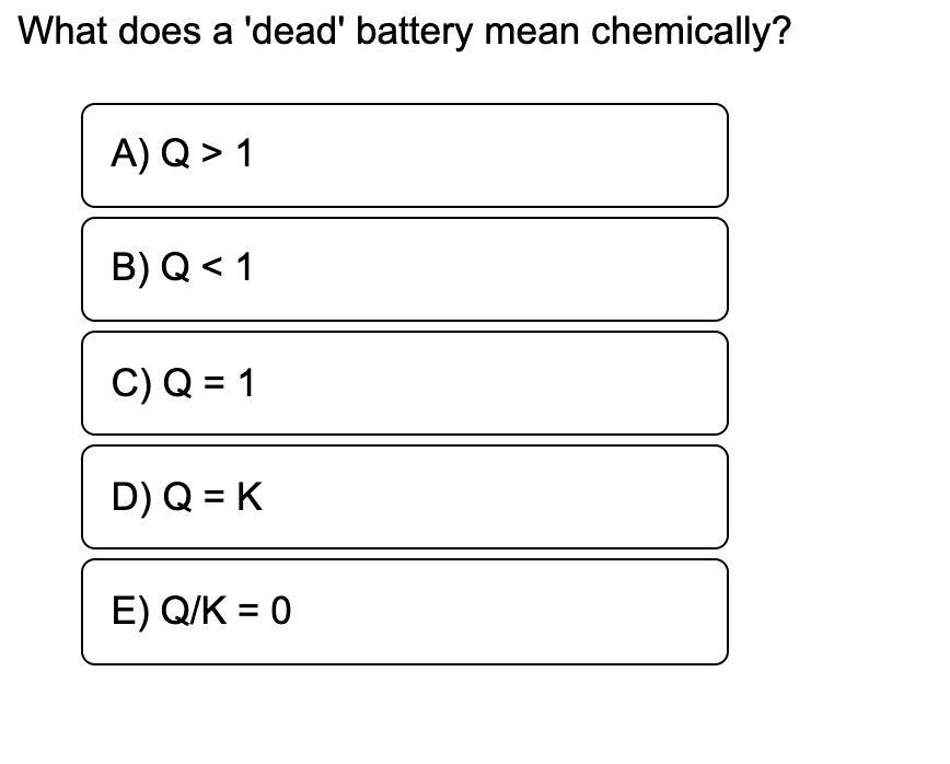 What Does A Dead Battery Mean Chemically