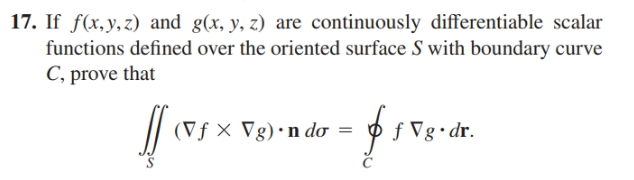 Answered 17 If F X Y Z And G X Y Z Are Bartleby