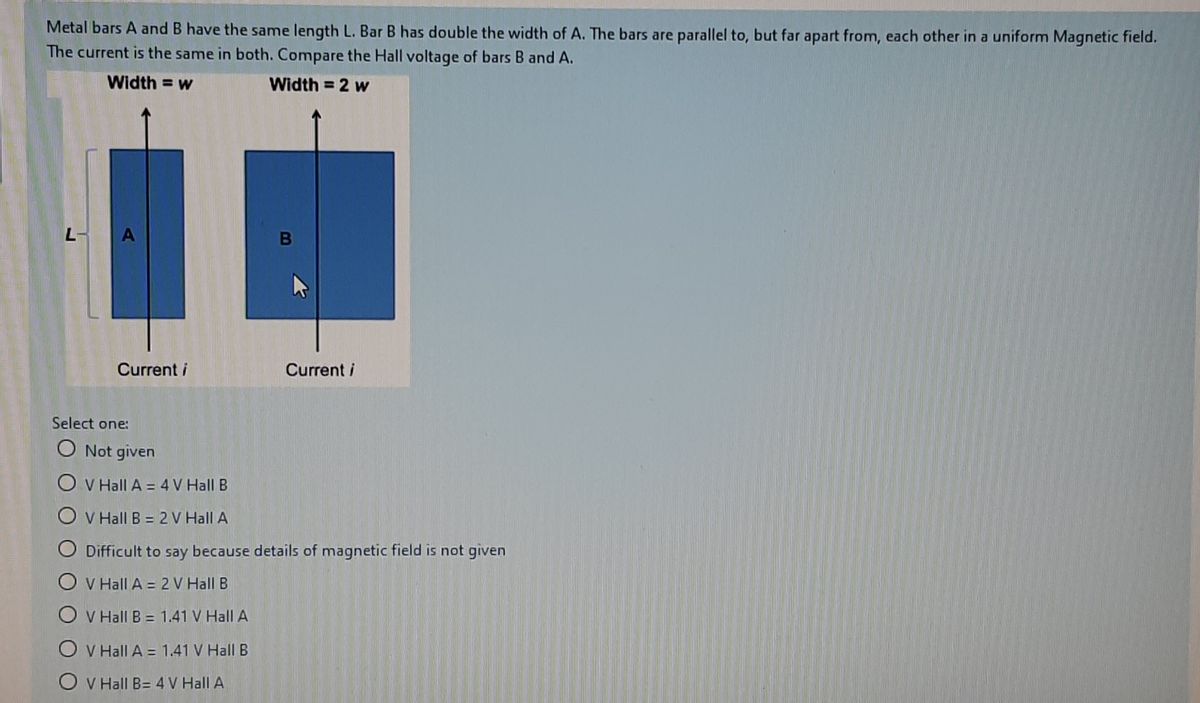 Answered Metal Bars A And B Have The Same Length Bartleby