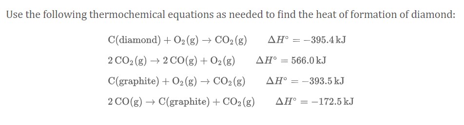 answered-use-the-following-thermochemical-bartleby