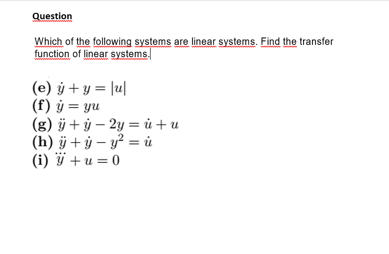 Answered Question Which Of The Following Systems Bartleby