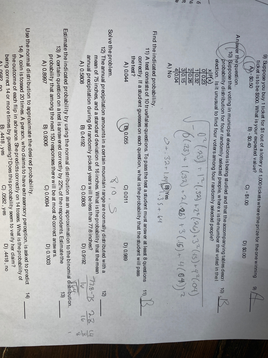 Answered Tom The Annual Precipitation Amounts Bartleby