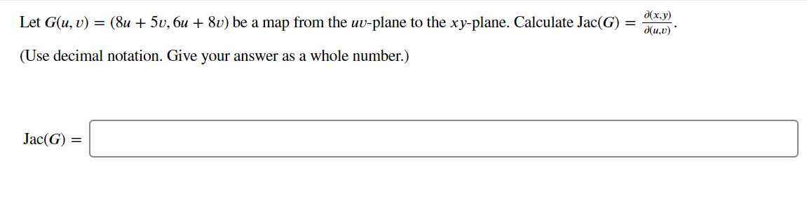 Answered D X Y Let G U V 8u 5v 6u 8v Bartleby