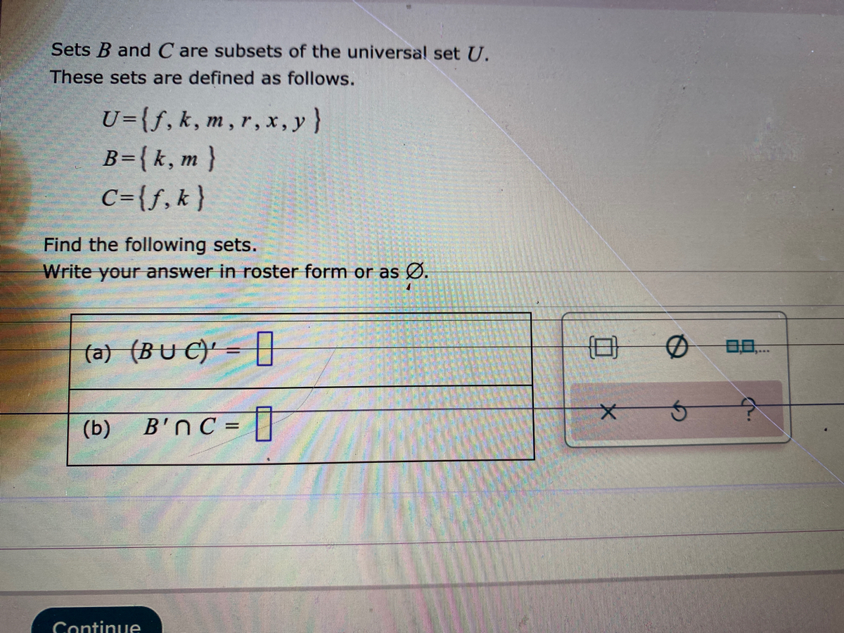 Answered Sets B And C Are Subsets Of The Bartleby