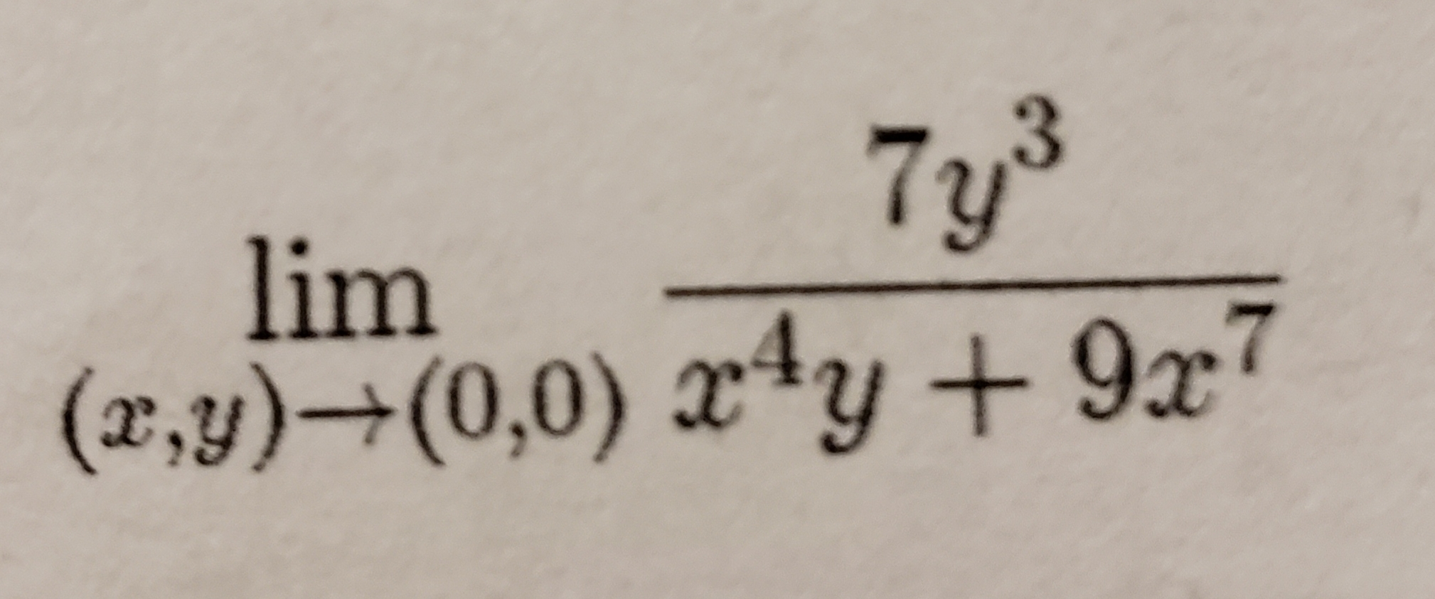 Answered 7y Lim 2 Y 0 0 X4y 9x7 Bartleby