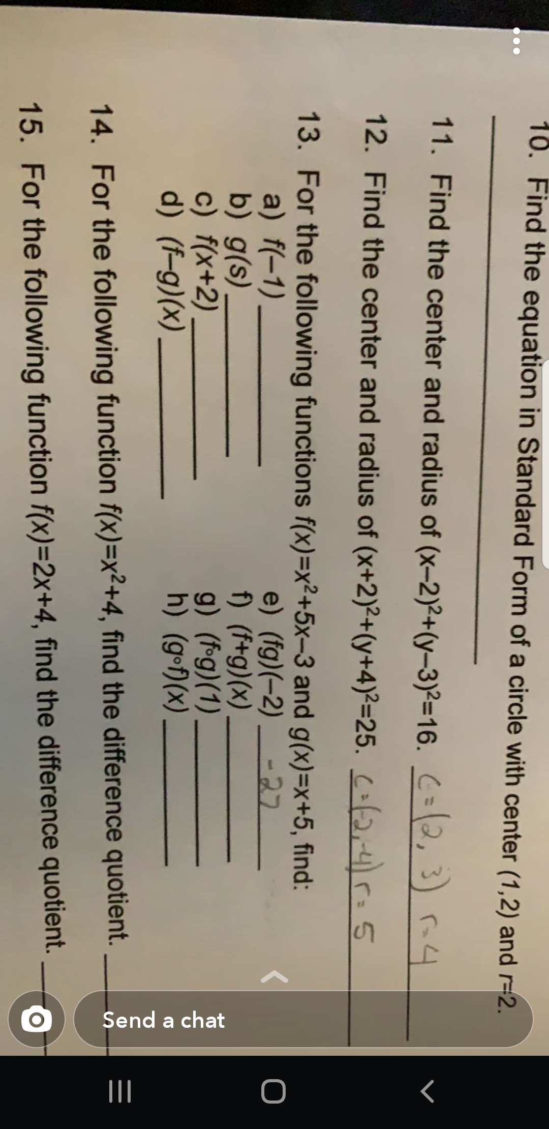 Answered Send A Chat 10 Find The Equation In Bartleby