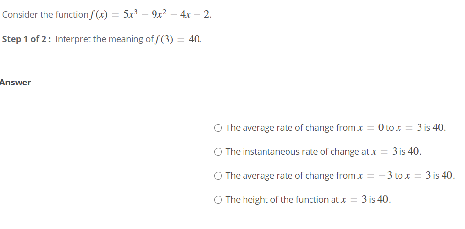 Answered Consider The Function F X 5x 9x Bartleby