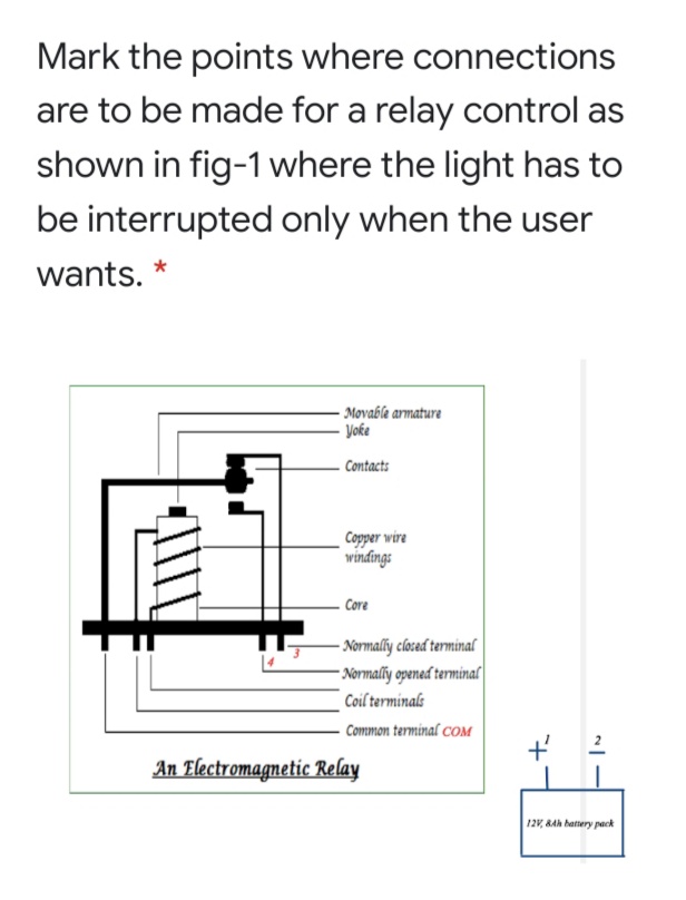 Answered: Mark the points where connections are… | bartleby