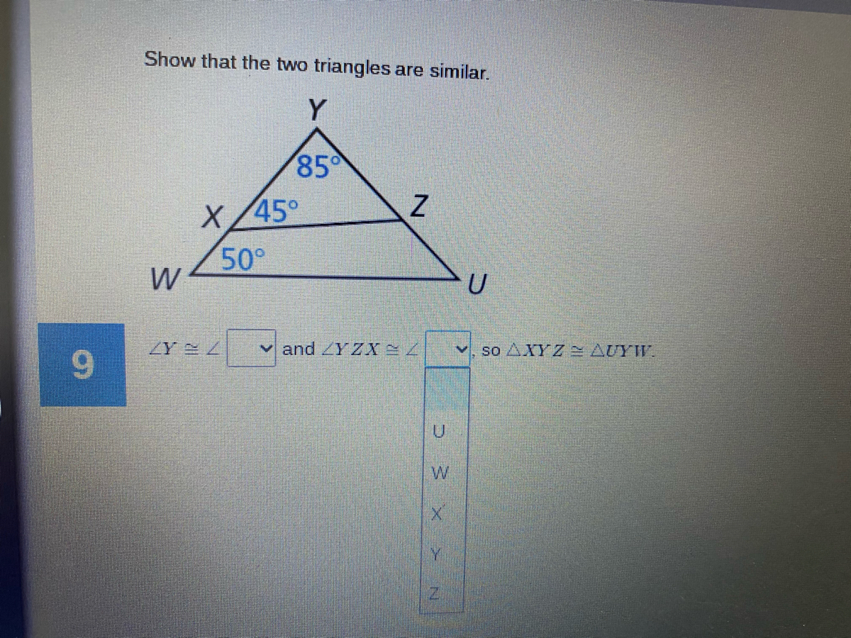 Answered Show That The Two Triangles Are Bartleby