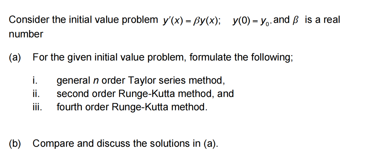 Answered Consider The Initial Value Problem Bartleby