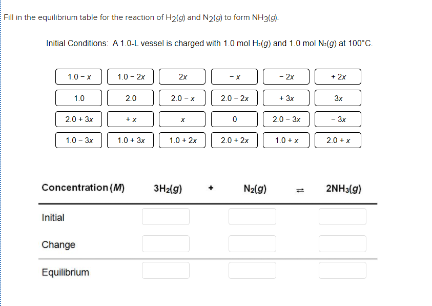 Answered Fill In The Equilibrium Table For The Bartleby